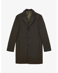 Reiss - Gable Single-Breasted Wool-Blend Overcoat - Lyst
