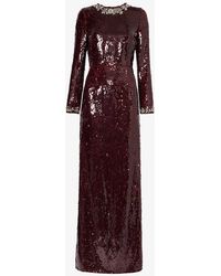 Erdem - Yoanna Sequin-embellished Woven Maxi Dress - Lyst