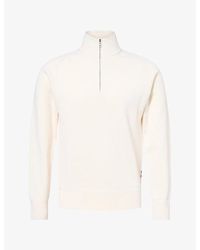 Orlebar Brown - Lennard Half-Zip Ribbed Merino-Wool Jumper - Lyst