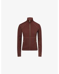 Now You Live - Clayton High-Neck Stretch-Jersey Jacket - Lyst