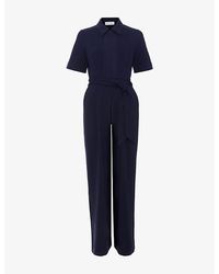 Phase Eight - Tabitha Wide-Leg Woven Jumpsuit - Lyst