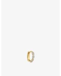 Kismet by Milka - Lucia 0.08Ct Diamond Hoop Earring - Lyst