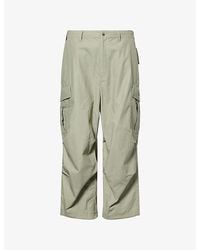 A Bathing Ape - Ripstop Straight-Leg Cotton Cargo Trousers - Lyst