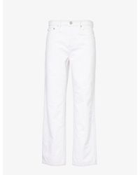 FRAME - Slouchy Straight-leg Mid-rise Denim Jeans - Lyst