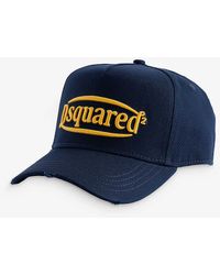 DSquared² - Logo-patch Cotton-twill Cap - Lyst