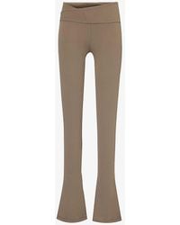 lululemon - Align Brand-print Flared-leg Stretch-woven leggings - Lyst