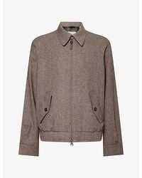 GANT - Windcheater Wool-Blend Jacket - Lyst