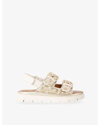 Carvela Kurt Geiger - Pavilion Raffia Sandals - Lyst