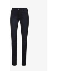 PAIGE - Hoxton Straight-leg High-rise Jeans - Lyst