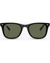 Ray-Ban - Rb4420 Square-frame Polycarbonate Sunglasses - Lyst