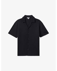 Reiss - Chase Relaxed-fit Short-sleeve Stretch-woven Shirt - Lyst