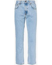 Nudie Jeans - Gritty Jackson Straight-leg Regular-fit Denim Jeans - Lyst