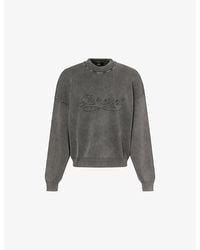 Represent - Stamped Faded-Wash Knitted Jumper - Lyst