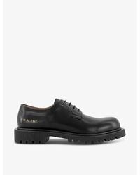 Common Projects - Chunky Number-print Leather Derby Shoes - Lyst