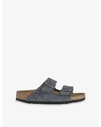 Birkenstock - Arizona Two-Strap Suede Sandals - Lyst