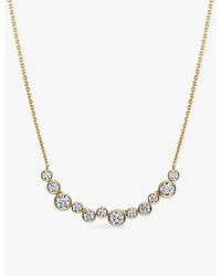 Sif Jakobs - Sardinien Dodici 18Ct-Plated Sterling And Cubic Zirconia Necklace - Lyst