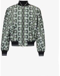 Dries Van Noten - Vellow Abstract-pattern Regular-fit Cotton-blend Jacket - Lyst