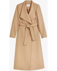 ted baker long wool coat