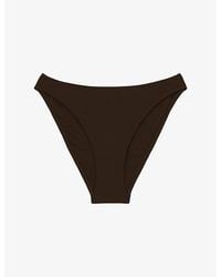 Reiss - Carina Fixed-Side Stretch-Woven Bikini Bottoms - Lyst