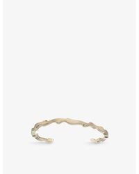 La Maison Du Couturier - Biiju Sandstorm 18Ct-Plated Sterling- Cuff Bracelet - Lyst