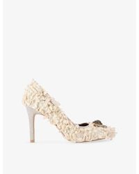 Kurt Geiger - Pimlico Woven Heeled Courts - Lyst
