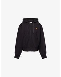 Carhartt - American Script Logo-Embroidered Cotton Hoody - Lyst
