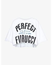 Fiorucci - Perfect Brand-print Cotton-jersey Sweatshirt - Lyst