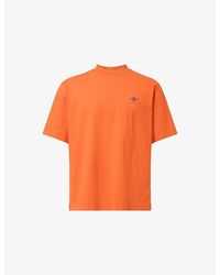 Stone Island - Compass Logo-Patch Short-Sleeve Cotton-Jersey T-Shirt - Lyst