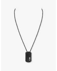 Messika - Move Large Titanium And 0.14Ct Diamond Pendant Necklace - Lyst