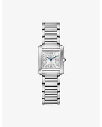 Cartier - Tank Française Small Quartz Watch 25.7Mm - Lyst