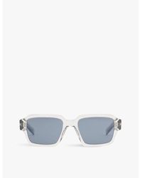 Prada - Pr 02zs Transparent Square-frame Acetate Sunglasses - Lyst
