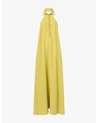 ‎Taller Marmo - Barbara Backless Crepe Maxi Dress - Lyst