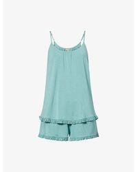 Eberjey - Gisele Ruffle-Trim Modal-Jersey Pyjama Set - Lyst