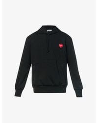 COMME DES GARÇONS PLAY - Comme des Garçons PLAY Heart Embroidered Hoodie - Lyst