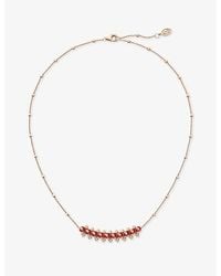 Cartier - Clash De 18Ct Rose- And Dyed Agate Necklace - Lyst