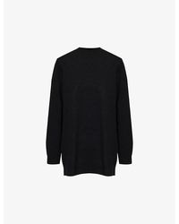 Frankie Shop - Maxime Round-Neck Long-Sleeves Knitted Mini Dress - Lyst