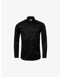 Eton - Slim-Fit Cotton-Twill Shirt - Lyst