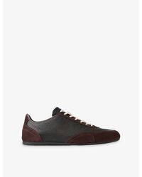 Jimmy Choo - Sunny M Suede And Leather Trainers - Lyst