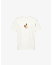 Les Deux - Lemons Graphic-Print Cotton T-Shirt - Lyst