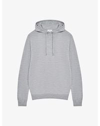 Reiss - Holland Wool Knit Hoody - Lyst