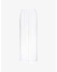 House Of Cb - Alexa Wide-Leg Woven Trousers - Lyst