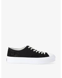 Givenchy - City Contrast-sole Leather Low-top Trainers - Lyst