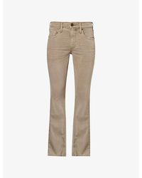 PAIGE - Lennox Slim-Fit Stretch-Denim Jeans - Lyst