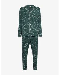 Eberjey - William Printed Stretch Jersey Pyjamas Set - Lyst