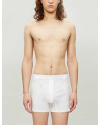 Sunspel - Superfine Two–button Boxer Shorts X - Lyst