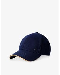 Hackett - Brand-Plaque Wool-Blend Flannel Baseball Cap - Lyst