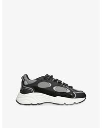 Cleens - Pulse Runner Leather And Mesh Trainers - Lyst