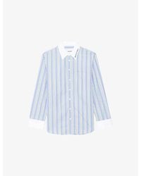 Zadig & Voltaire - Morning Relaxed-Fit Striped Cotton Shirt - Lyst