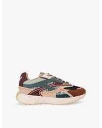 KG by Kurt Geiger - Lavish Panelled Low-Top Woven Trainers - Lyst