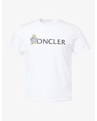 Moncler - Logo-Print Crewneck Cotton T-Shirt - Lyst